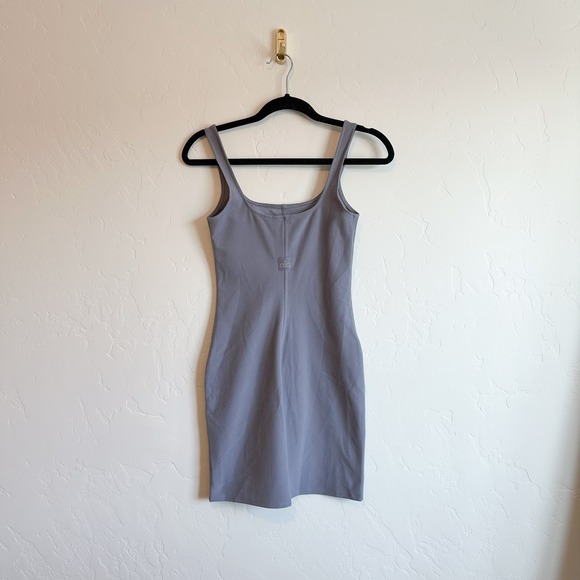 Alo Yoga | Alosoft Head Start‎ Bodycon Mini Dress in Fog Purple - Picture 5 of 7